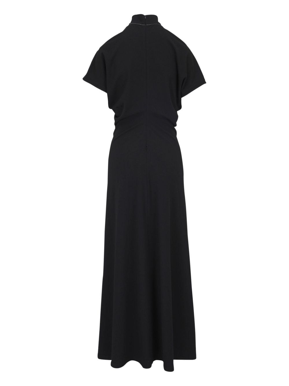 mock-neck maxi dress - 2