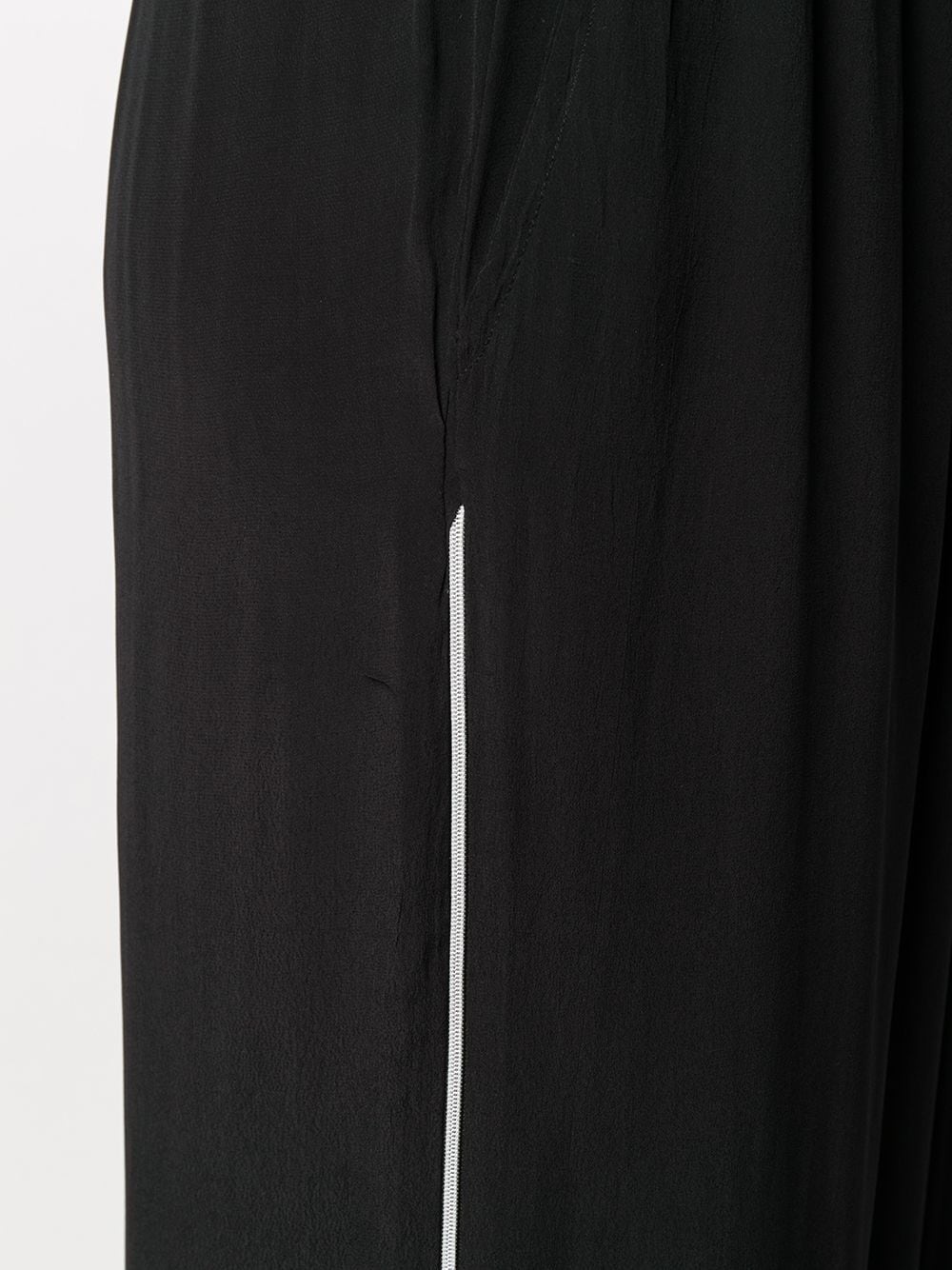 drawstring wide-leg trousers - 5