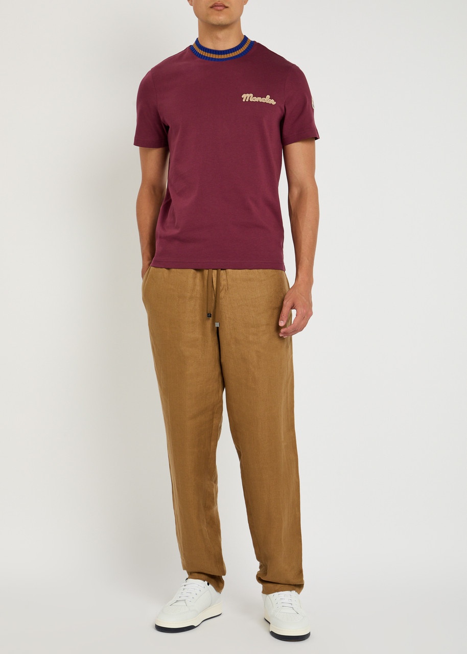 Moncler Logo-embroidered Cotton T-shirt - 4