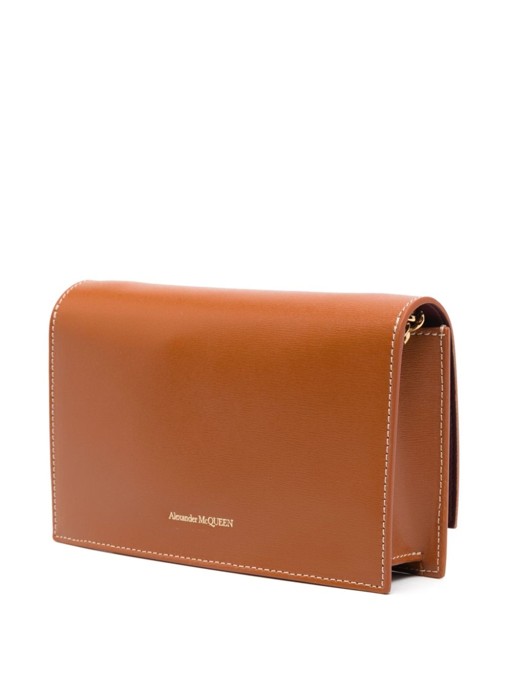 skull-appliquÃ© leather crossbody bag - 3