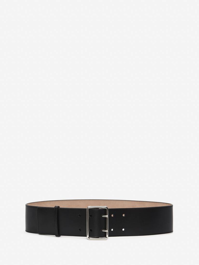 Men's Military Belt in Black - 1
