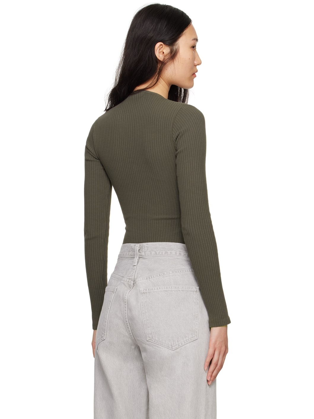 Khaki Zena Bodysuit - 3