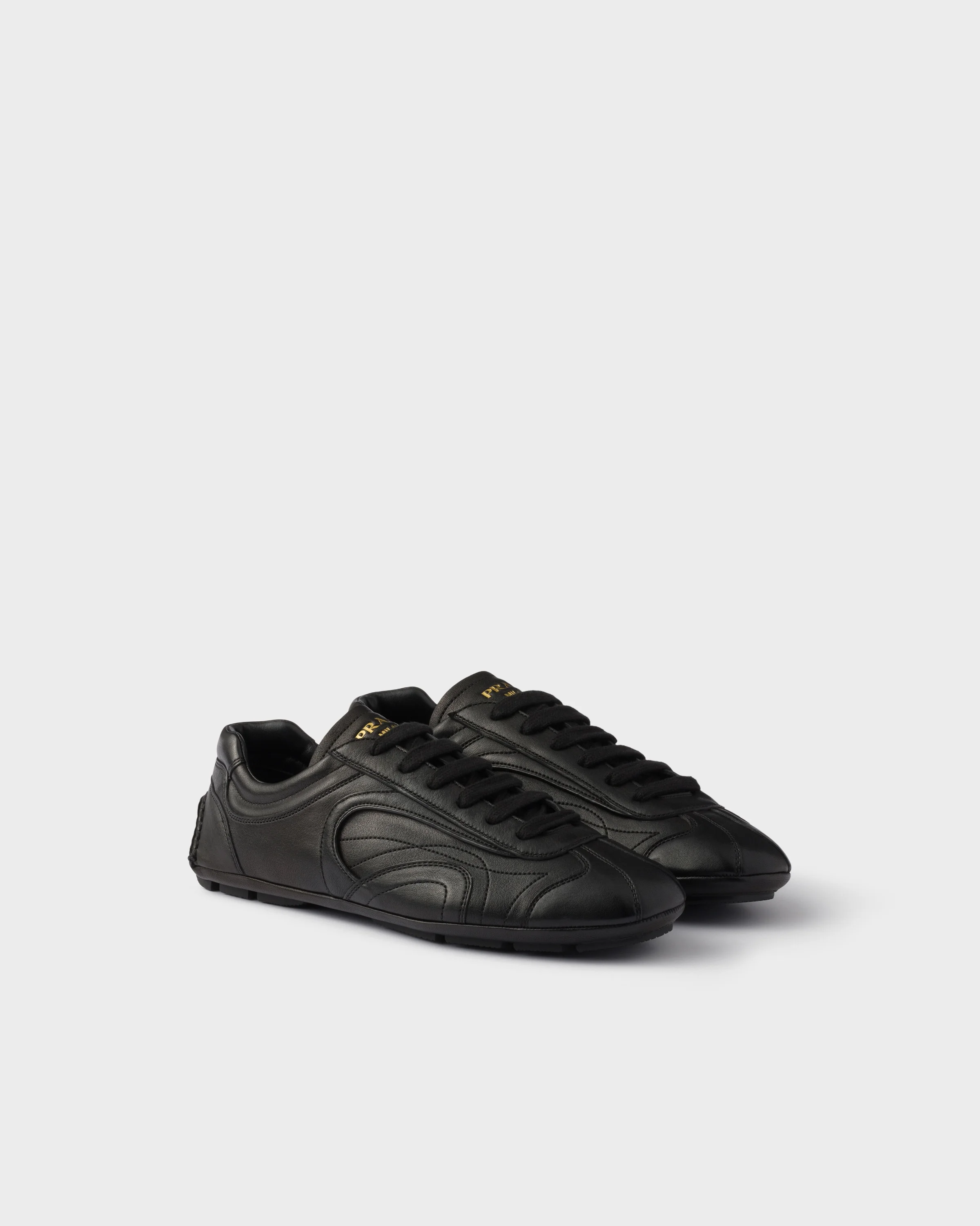 Montecarlo Re-Edition 2005 antiqued nappa leather sneakers - 1