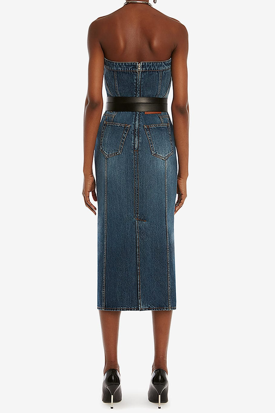 Double Long Belt - Black - 3
