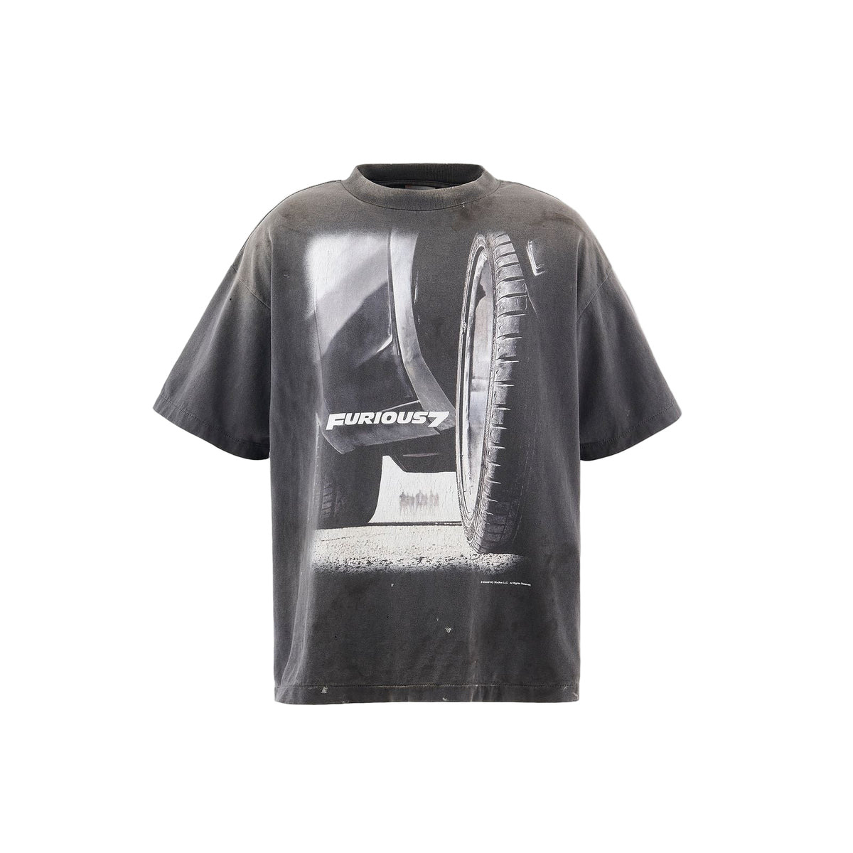 FURIOUS 7 SHORT SLEEVE TEE (BLACK) - 1