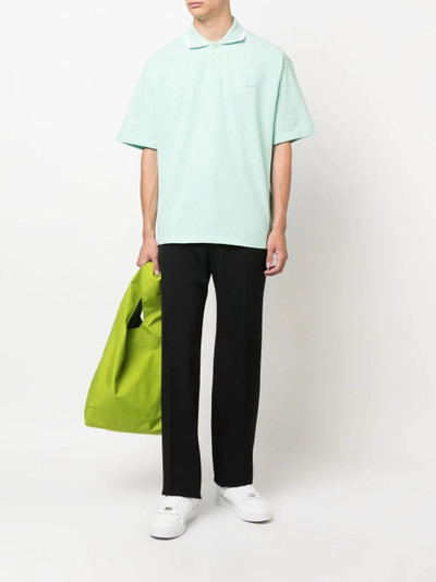 Maison Kitsuné tonal fox-patch polo shirt outlook