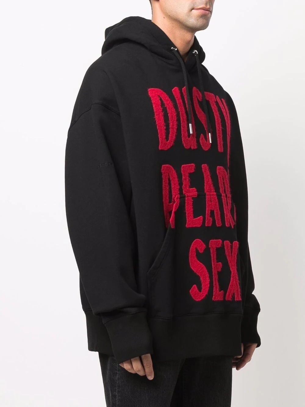 slogan-print hoodie - 3