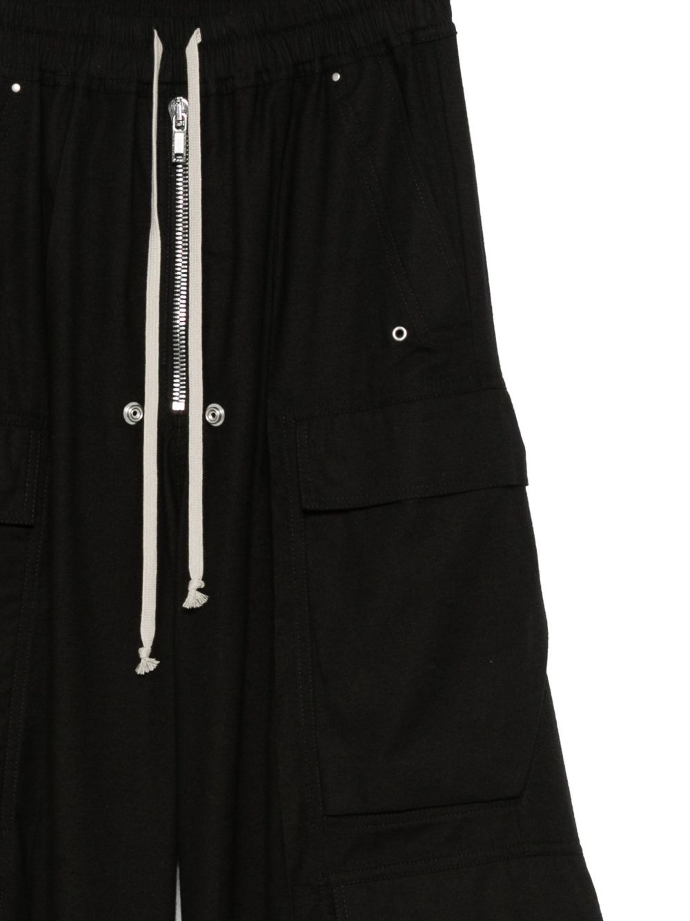 drawstring-fastening palazzo pants - 3