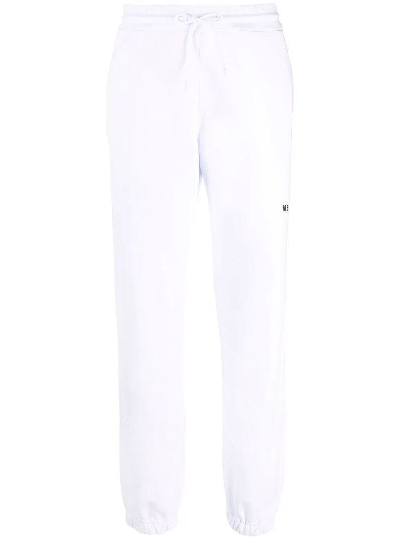 logo-print cotton track pants 1