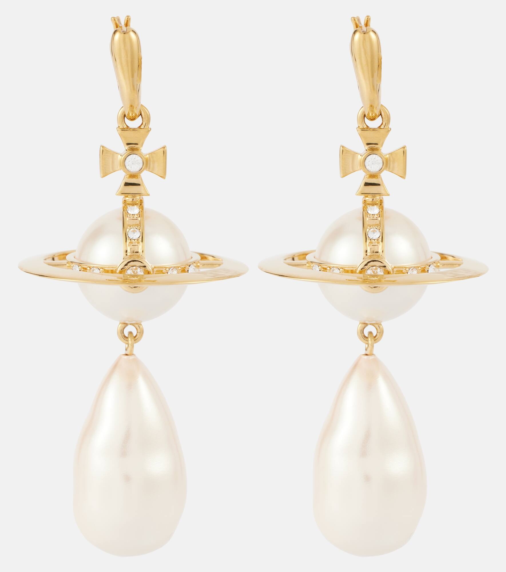 Giant Pearl drop earrings - 1