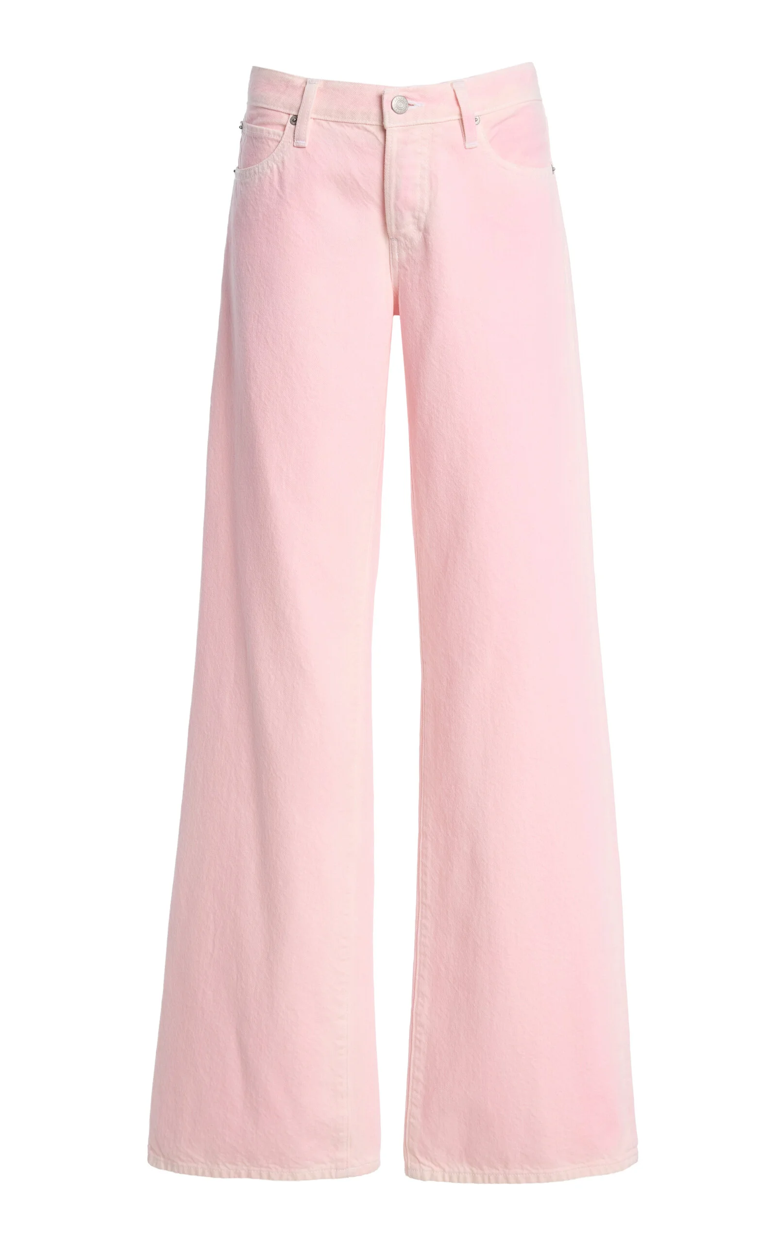 The Gray Rigid Low-Rise Flared-Leg Jeans - 1