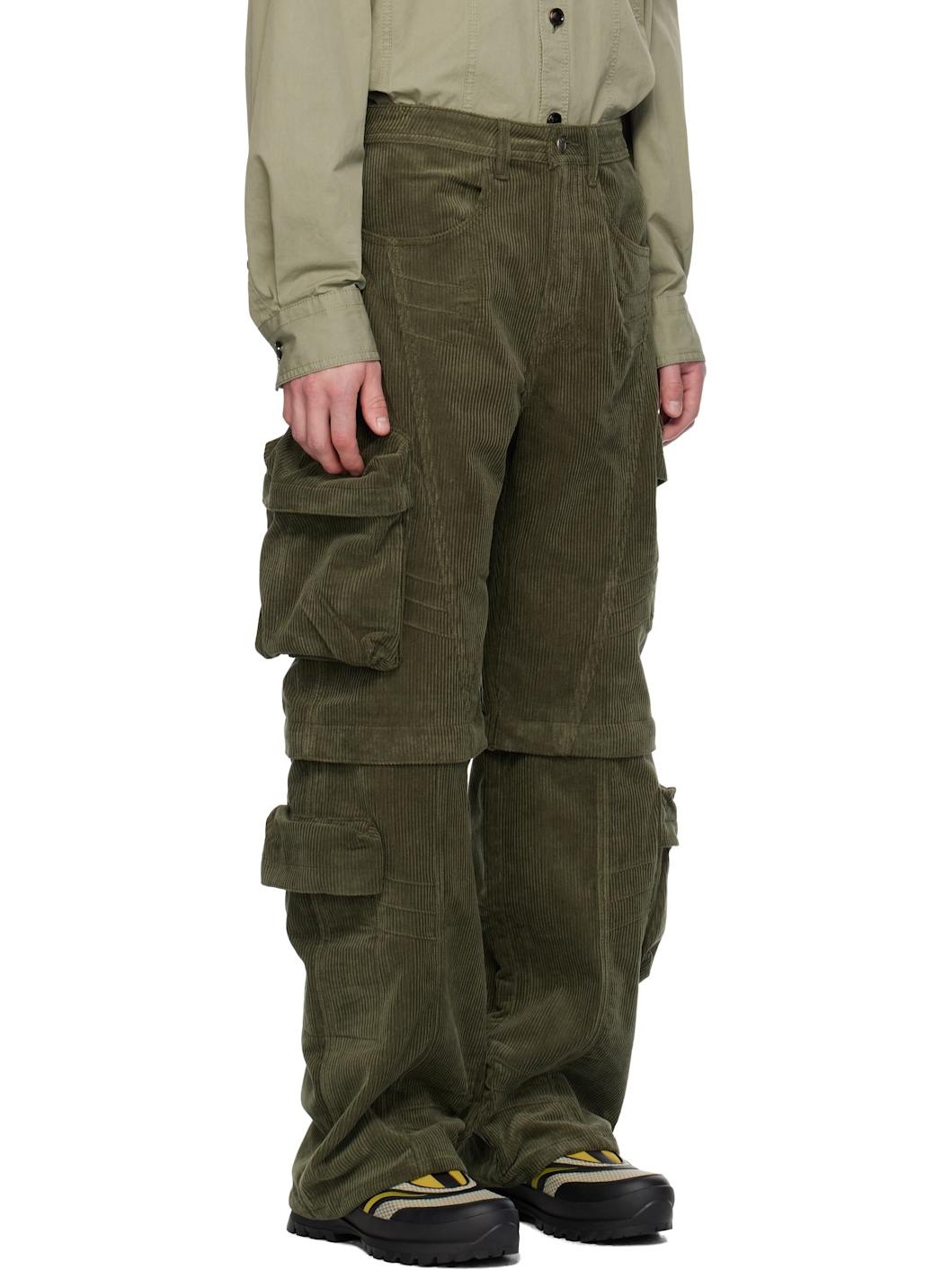 [ANDERSSON BELL]24FW★韓国人気★MILANO CORDUROY CARGO PANTS Andersson Bell Khaki Milano Corduroy Cargo Pants | REVERSIBLE
