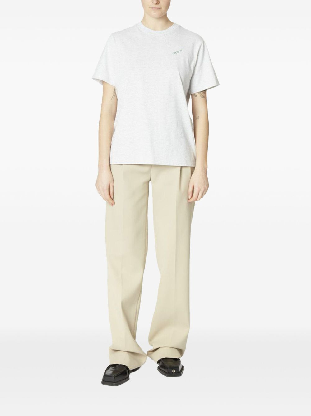 logo-embellished T-shirt - 2
