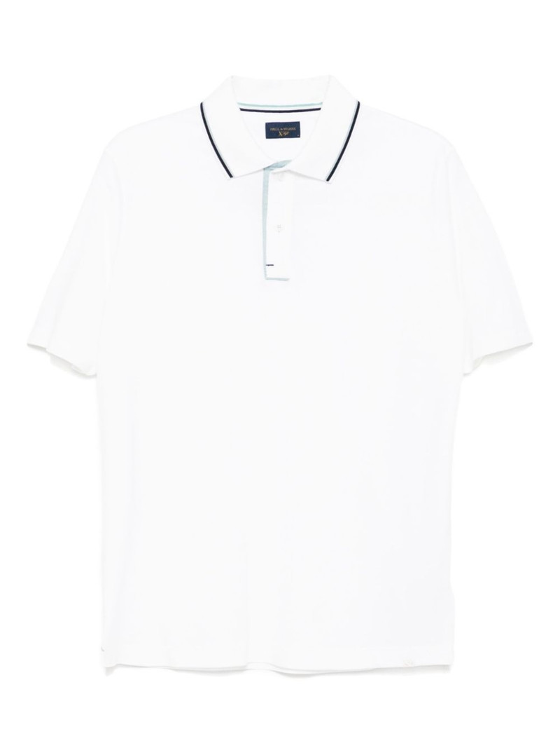 contrasting details polo shirt 1