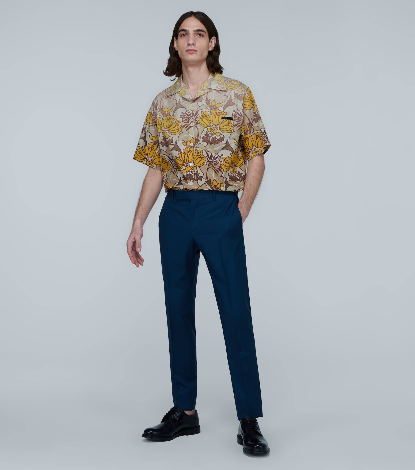 Floral print short-sleeved shirt - 2