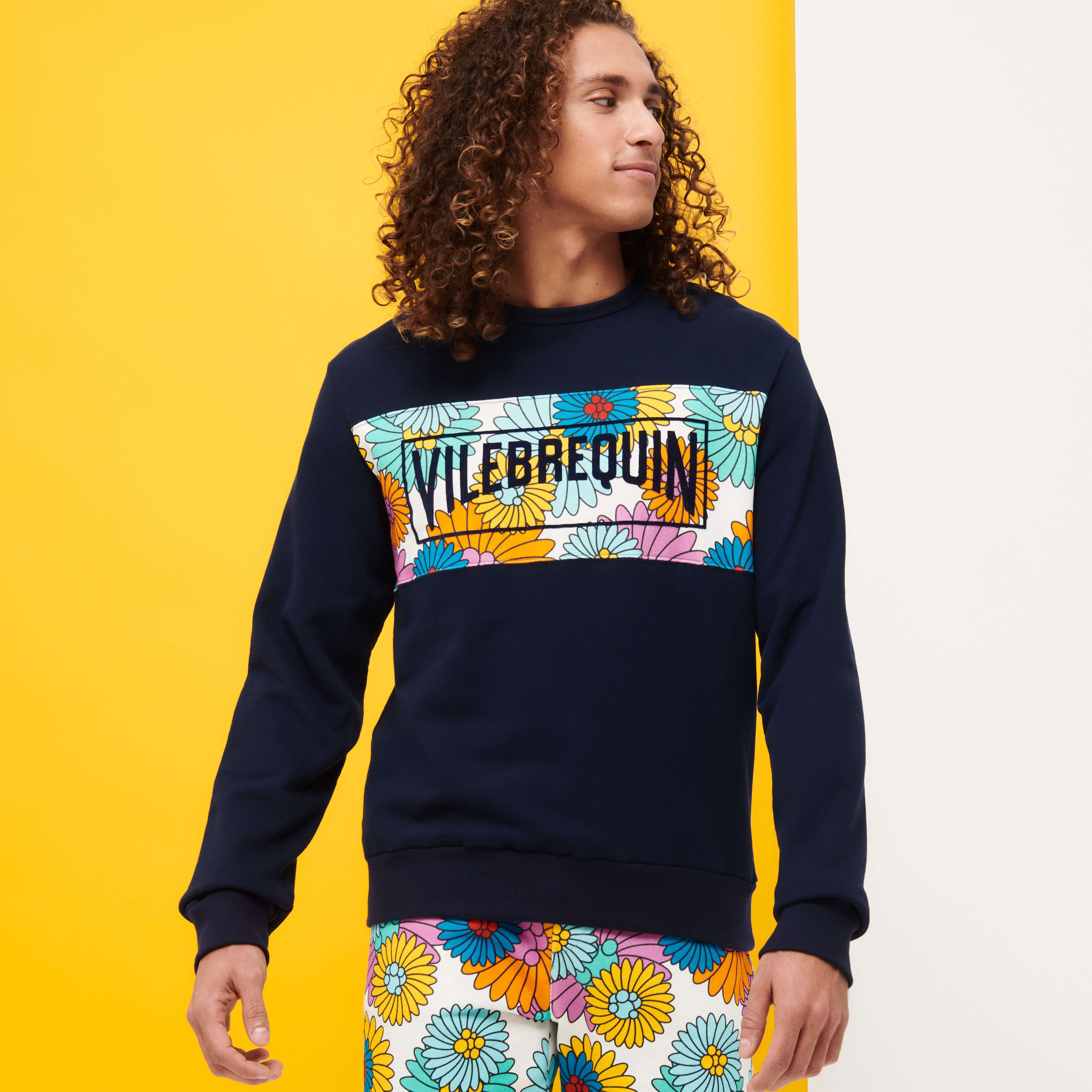 Men Cotton Sweatshirt Marguerites - 3