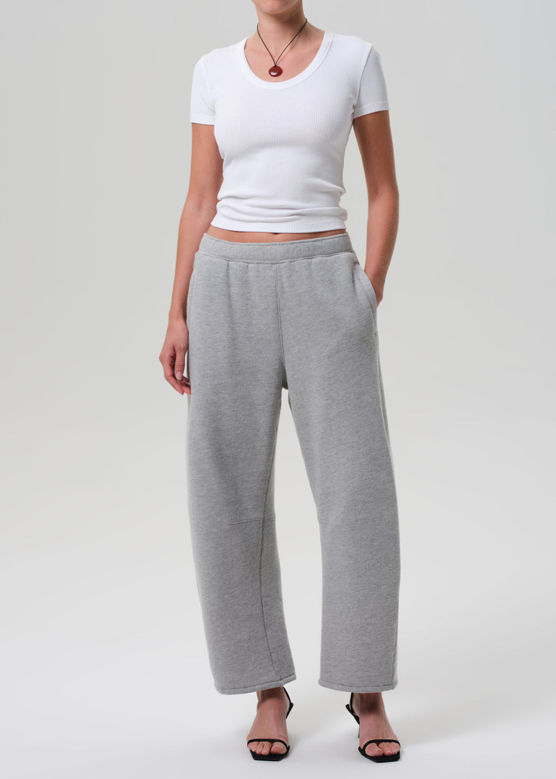 Maude U Neck Tee In White 6