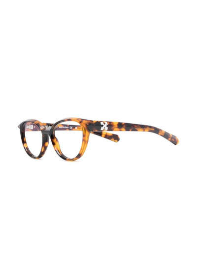 Off-White round-frame optical glasses outlook