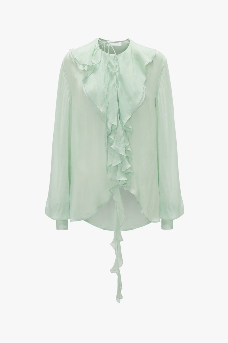 Romantic Blouse In Jade 1