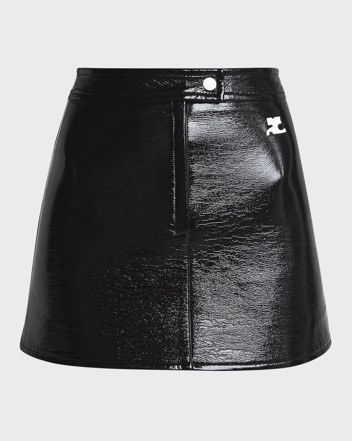 Reedition Vinyl Mini Skirt - 1