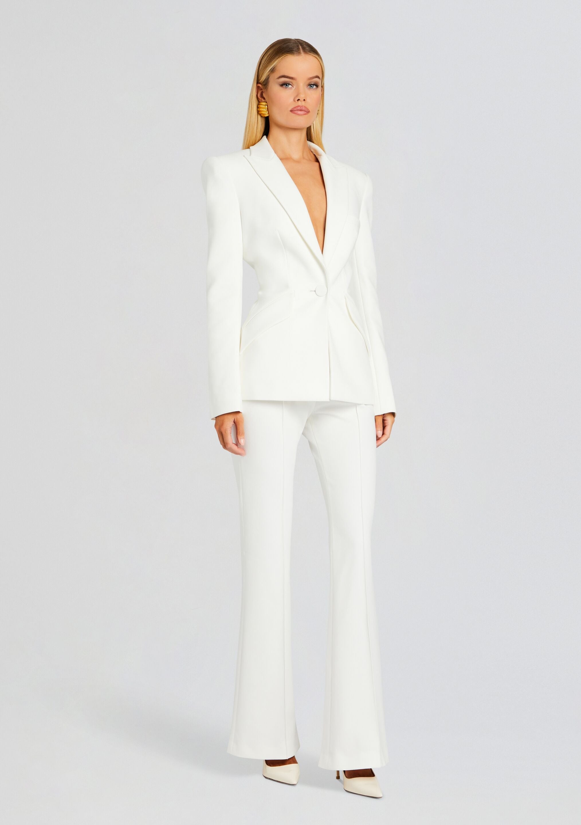 LIZZY LOW RISE FLARED TROUSERS - 3