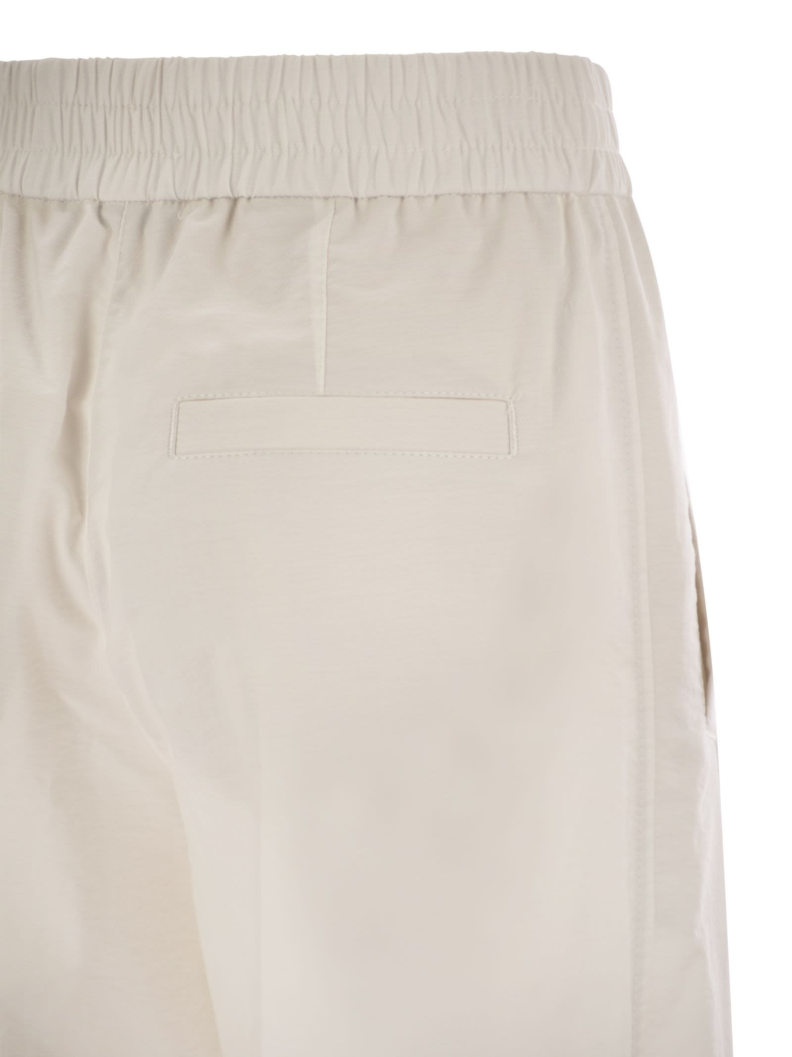 Brunello Cucinelli Women Loose Fit Cotton Trousers - 4