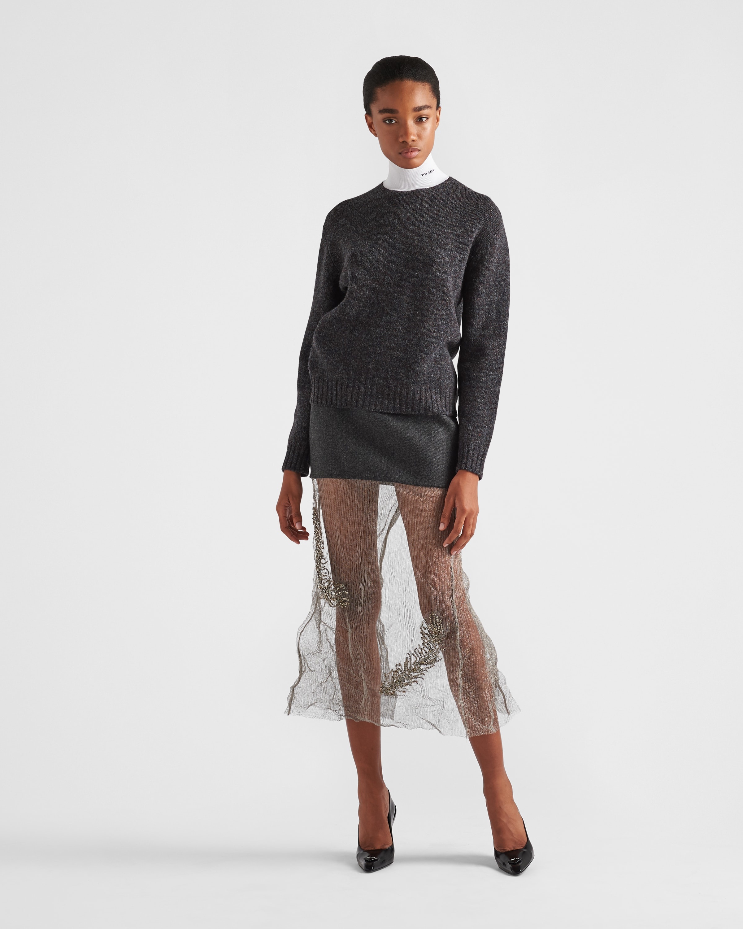 Cashmere and wool turtleneck sweater - 2