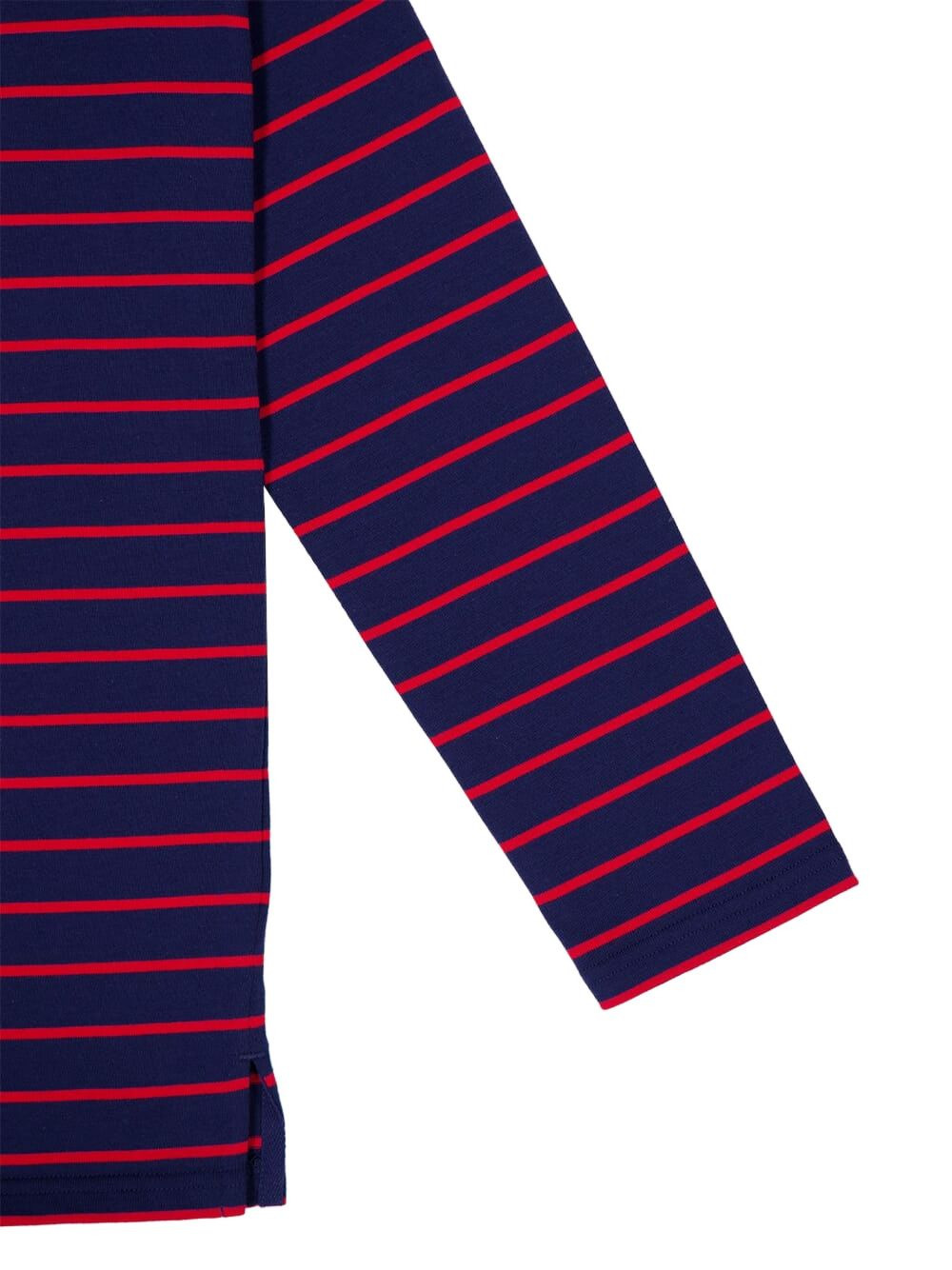 striped logo-print T-shirt - 3