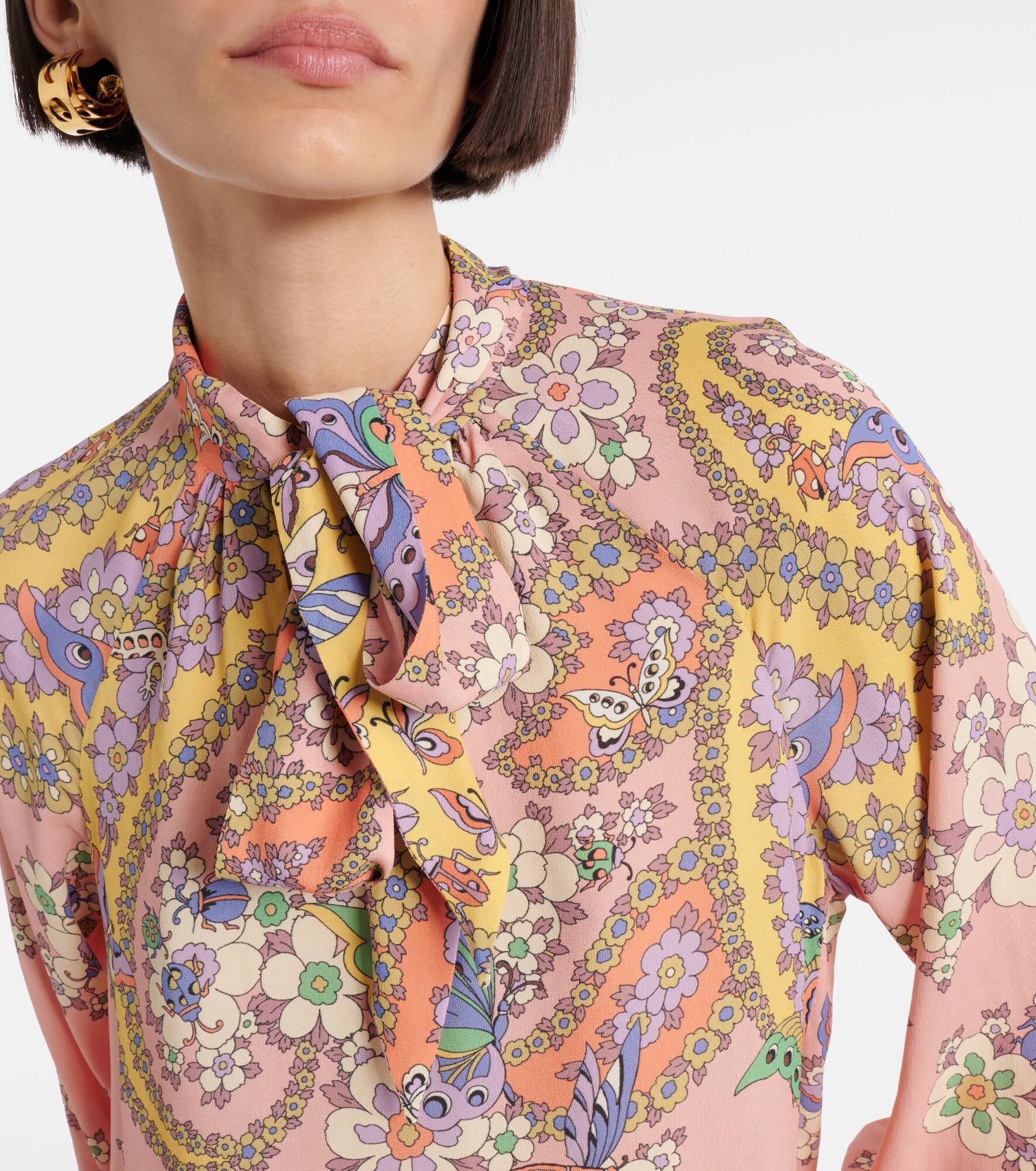 Printed blouse - 4