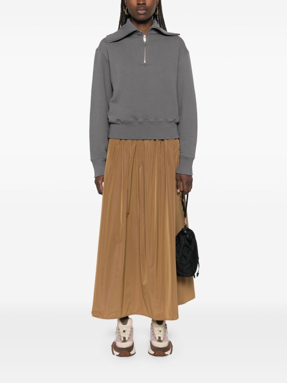 zip-up sweatshirt - 2