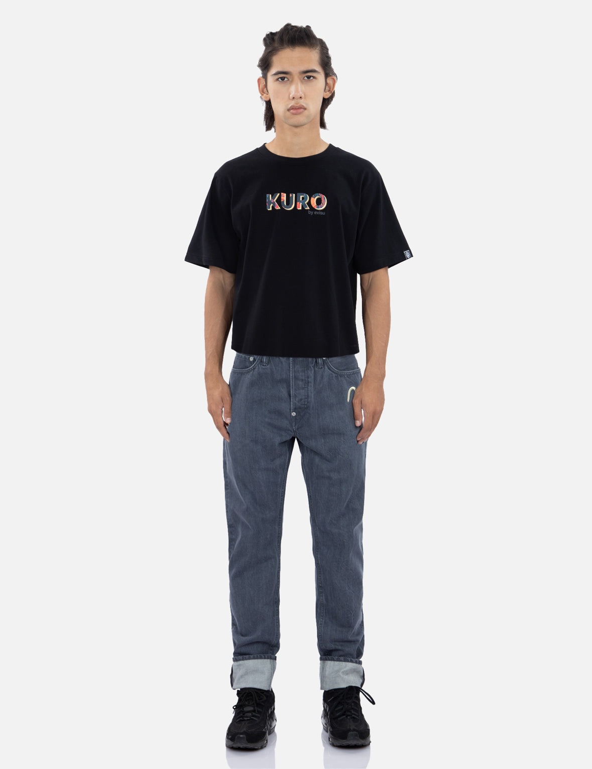 Hannya Embroidered Carrot Fit Jeans #2017 - 6