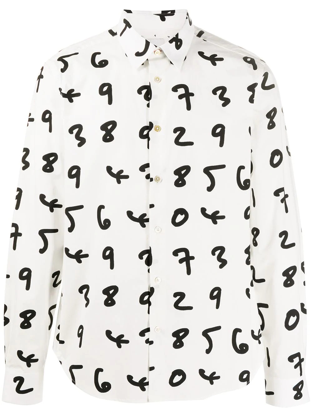 number print shirt - 1