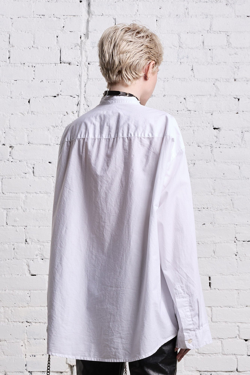 BELTED BUTTON-UP - WHITE 6