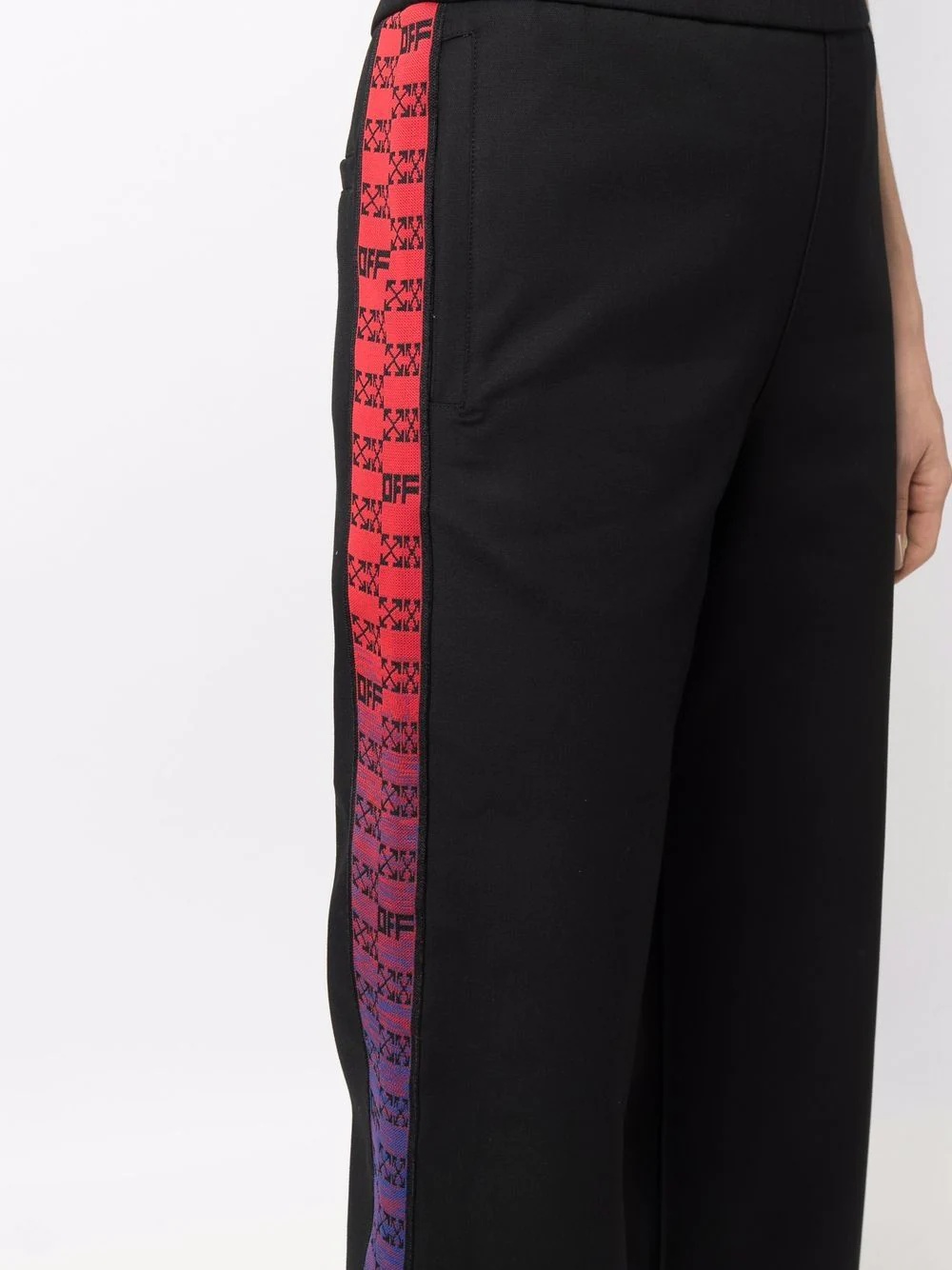monogram-band track pants - 5