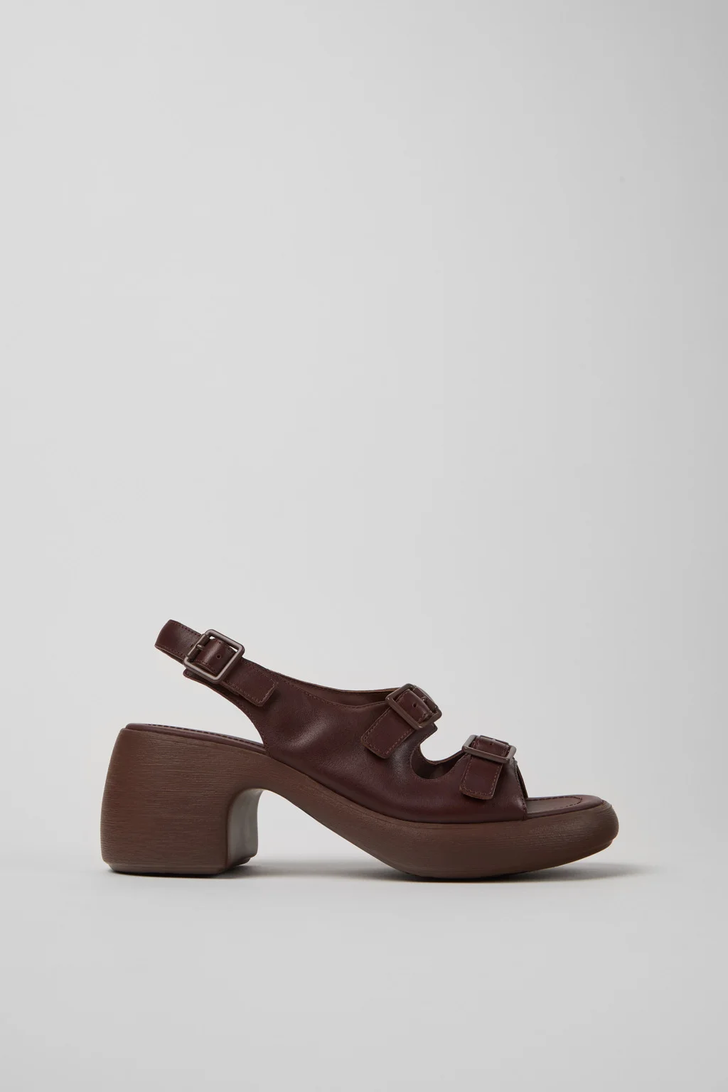 Brown Leather Sandals for Women. - 1