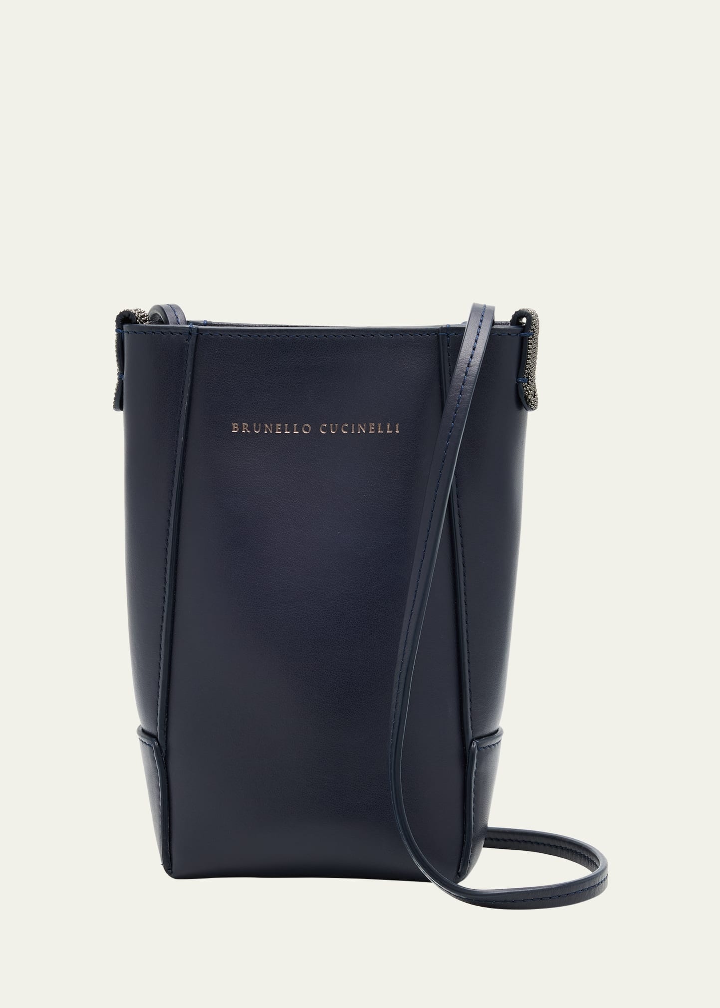 Leather Phone Crossbody Bag - 1