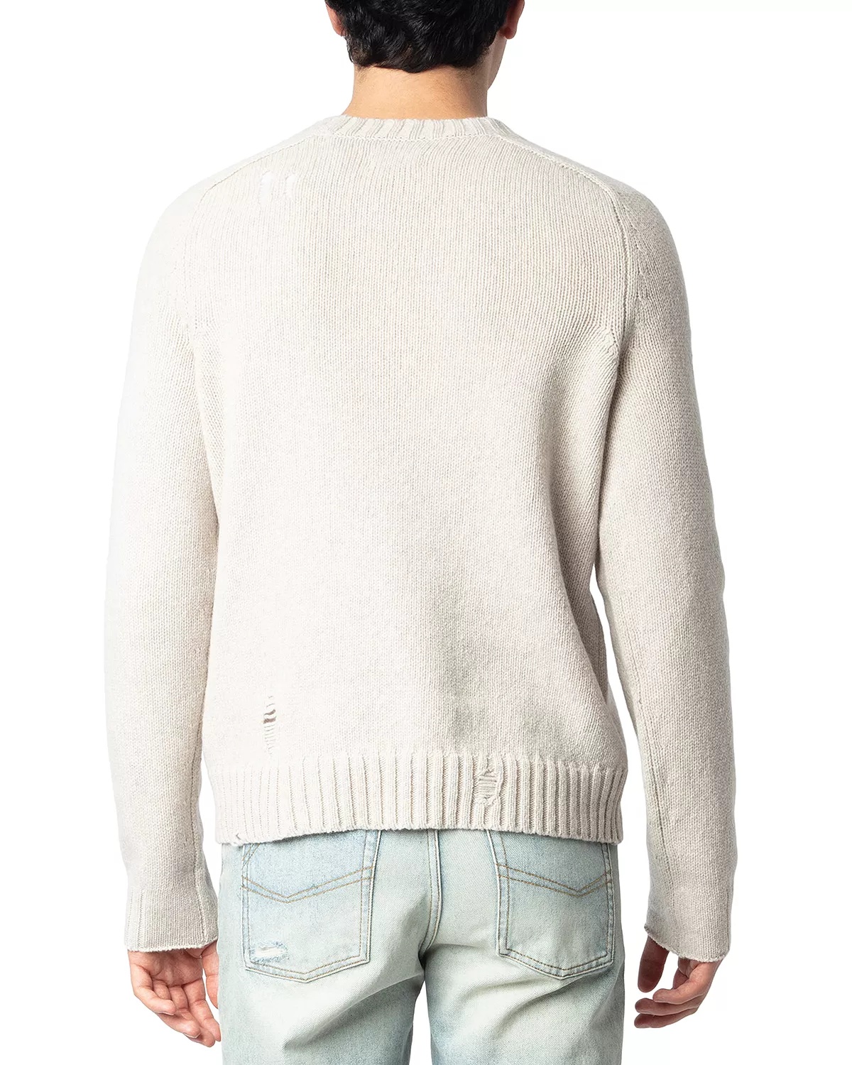 Jordan Merino Wool Destructed Sweater - 4