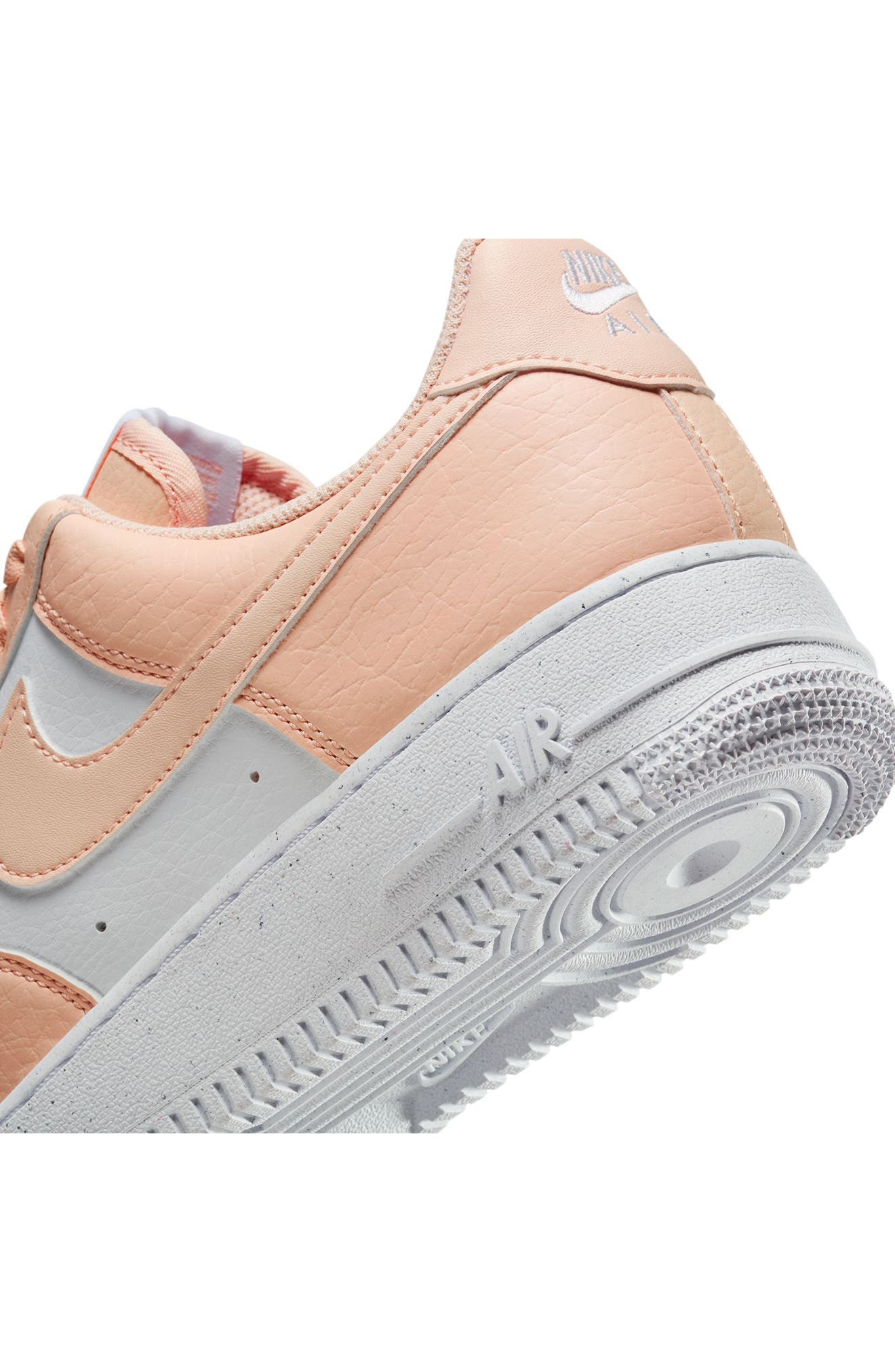 Nike Air Force 1 '07 SE Sneaker in White/Washed Coral/White at Nordstrom - 7
