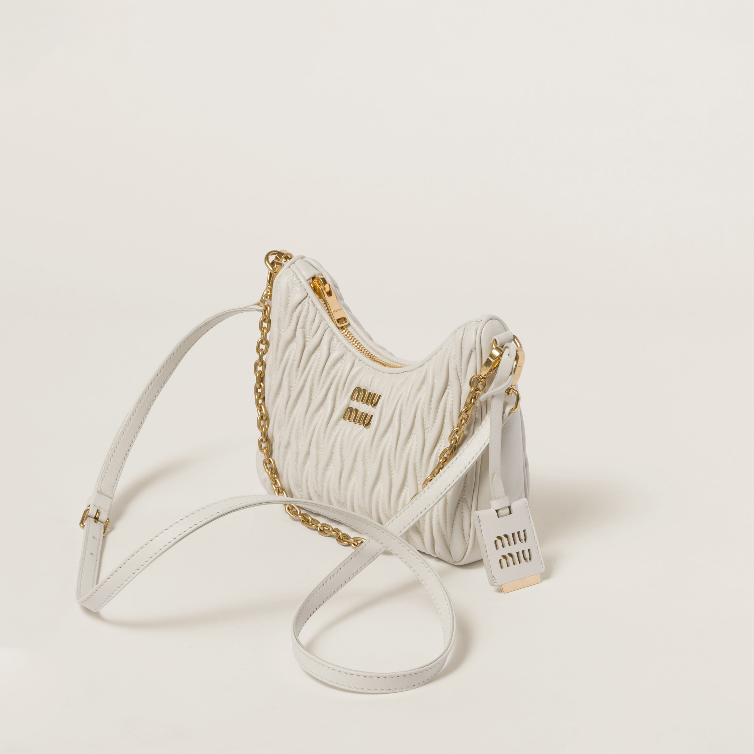Matelassé nappa leather shoulder bag - 3