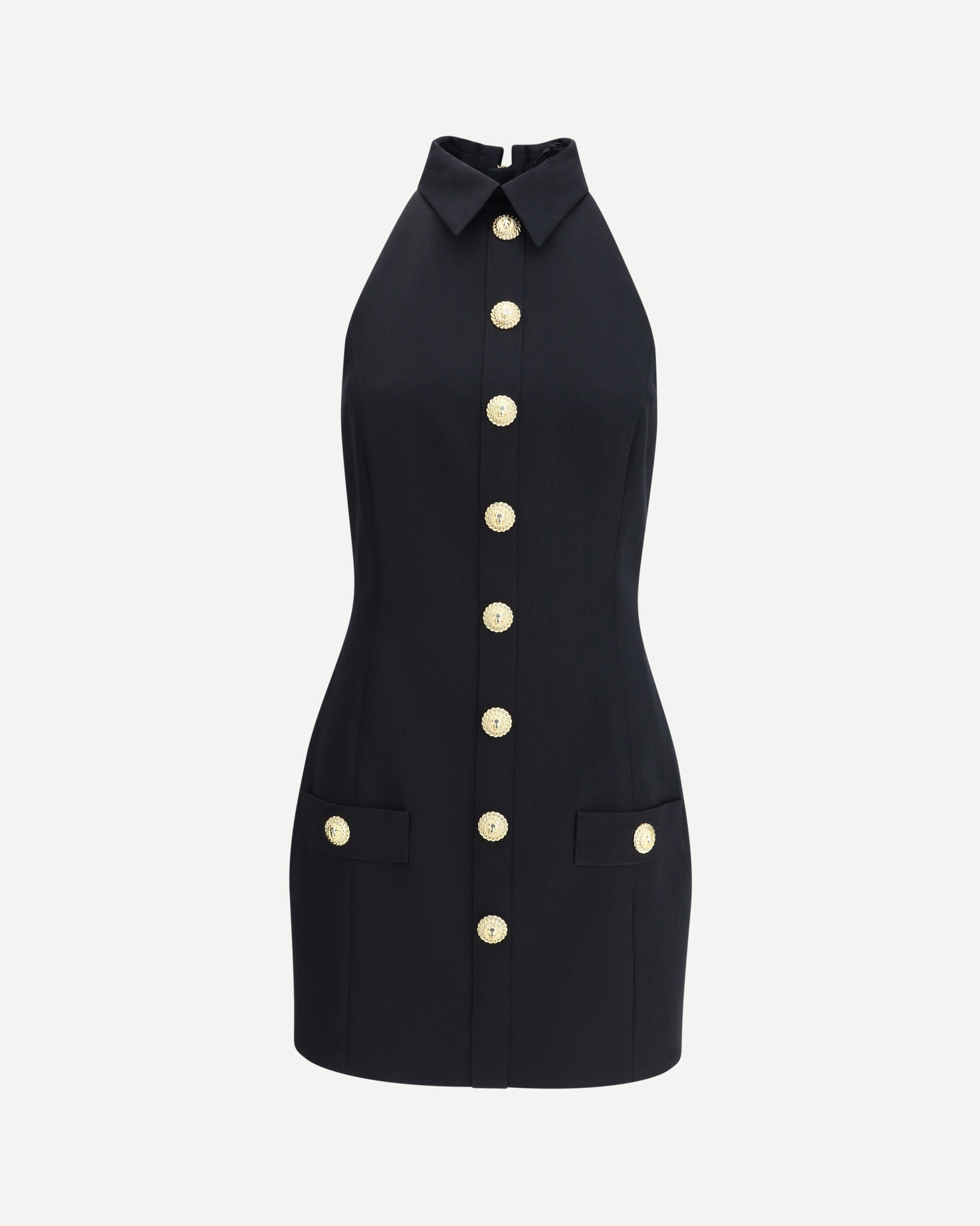 Sleeveless Short Dress - 1