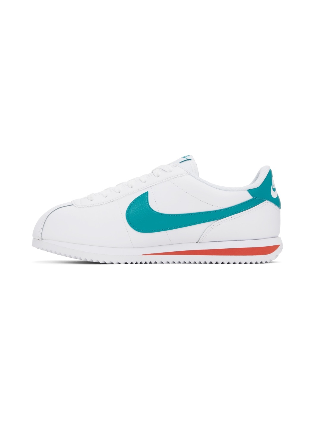 White & Blue Cortez Sneakers - 3