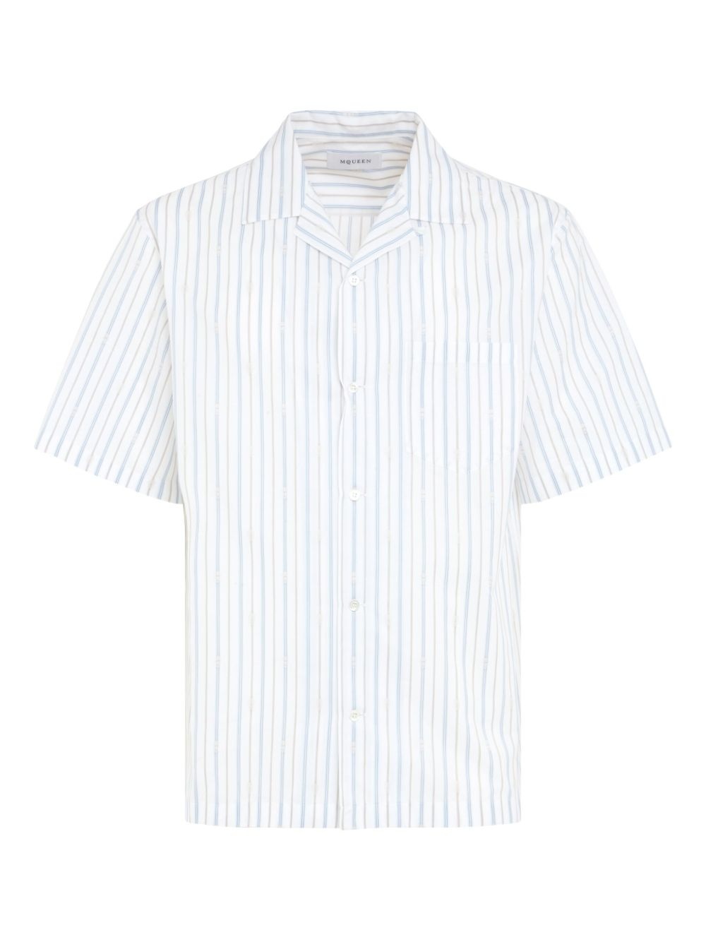 striped cotton shirt - 1