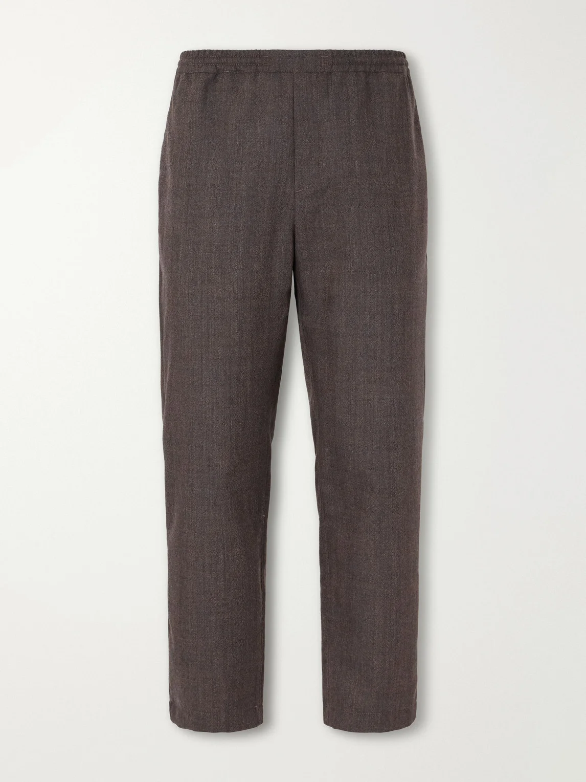 Banasa Straight-Leg Virgin Wool Drawstring Trousers - 1
