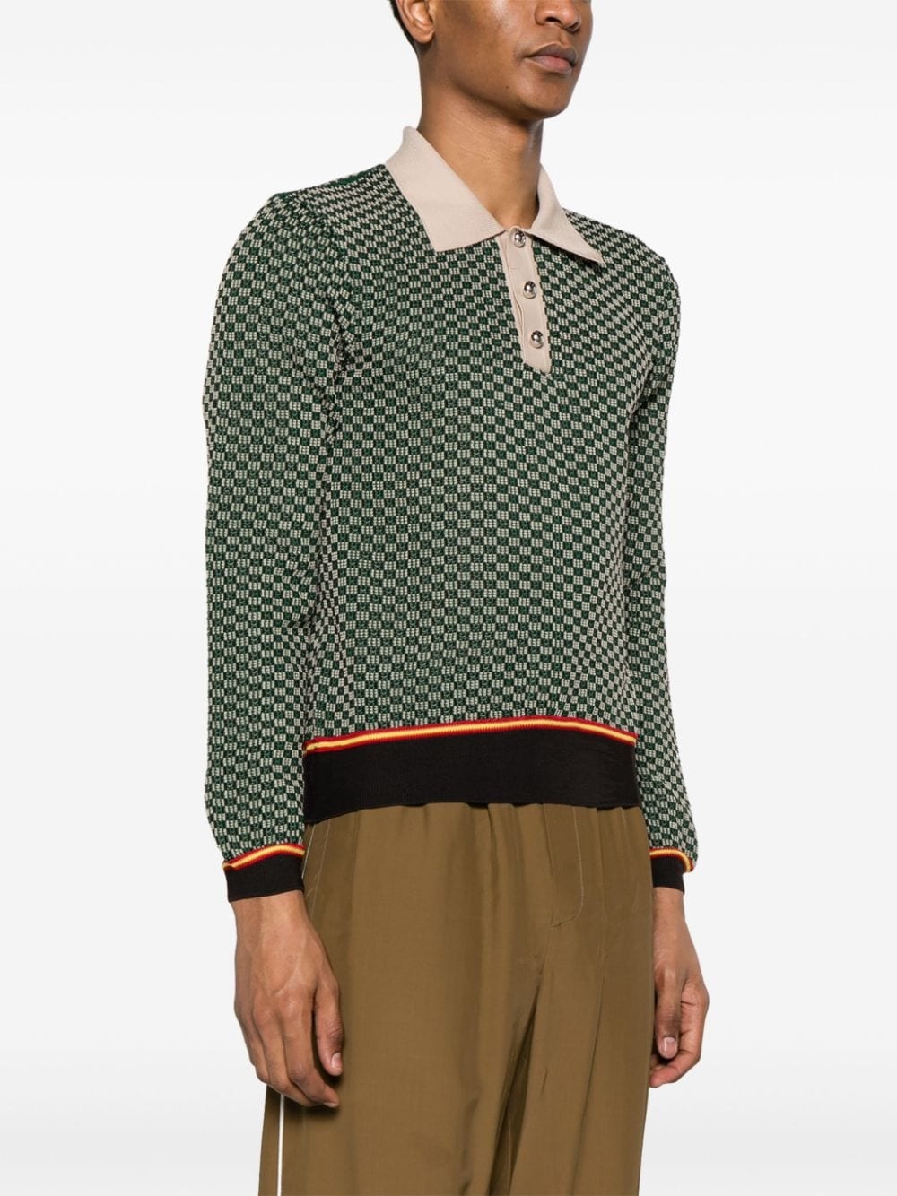 Valley knitted polo shirt - 3