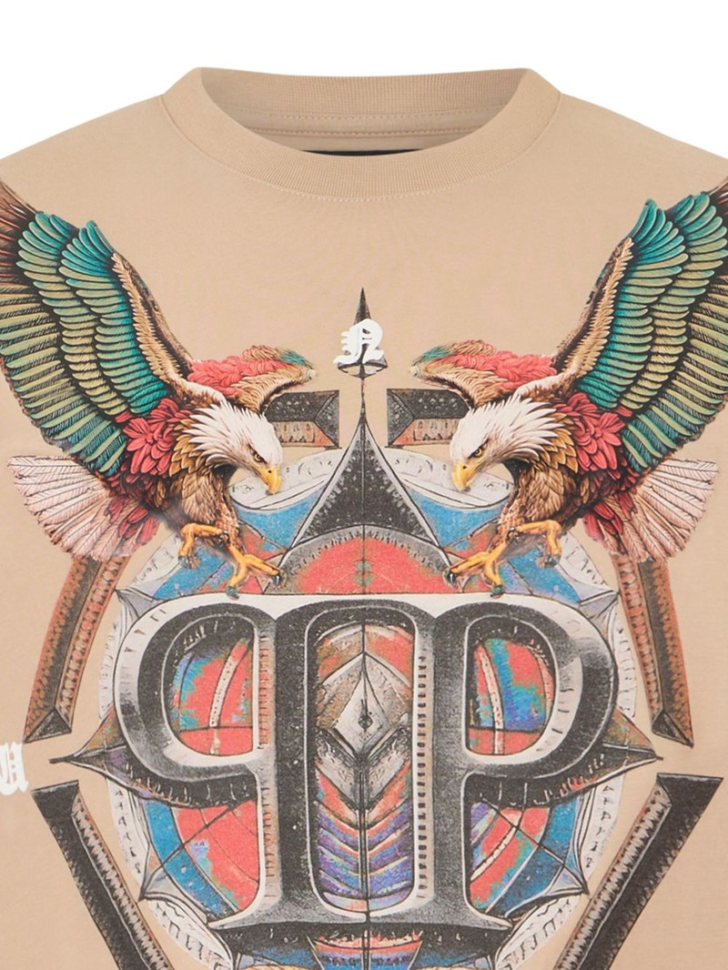 PHILIPP PLEIN eagle-graphic T-shirt outlook