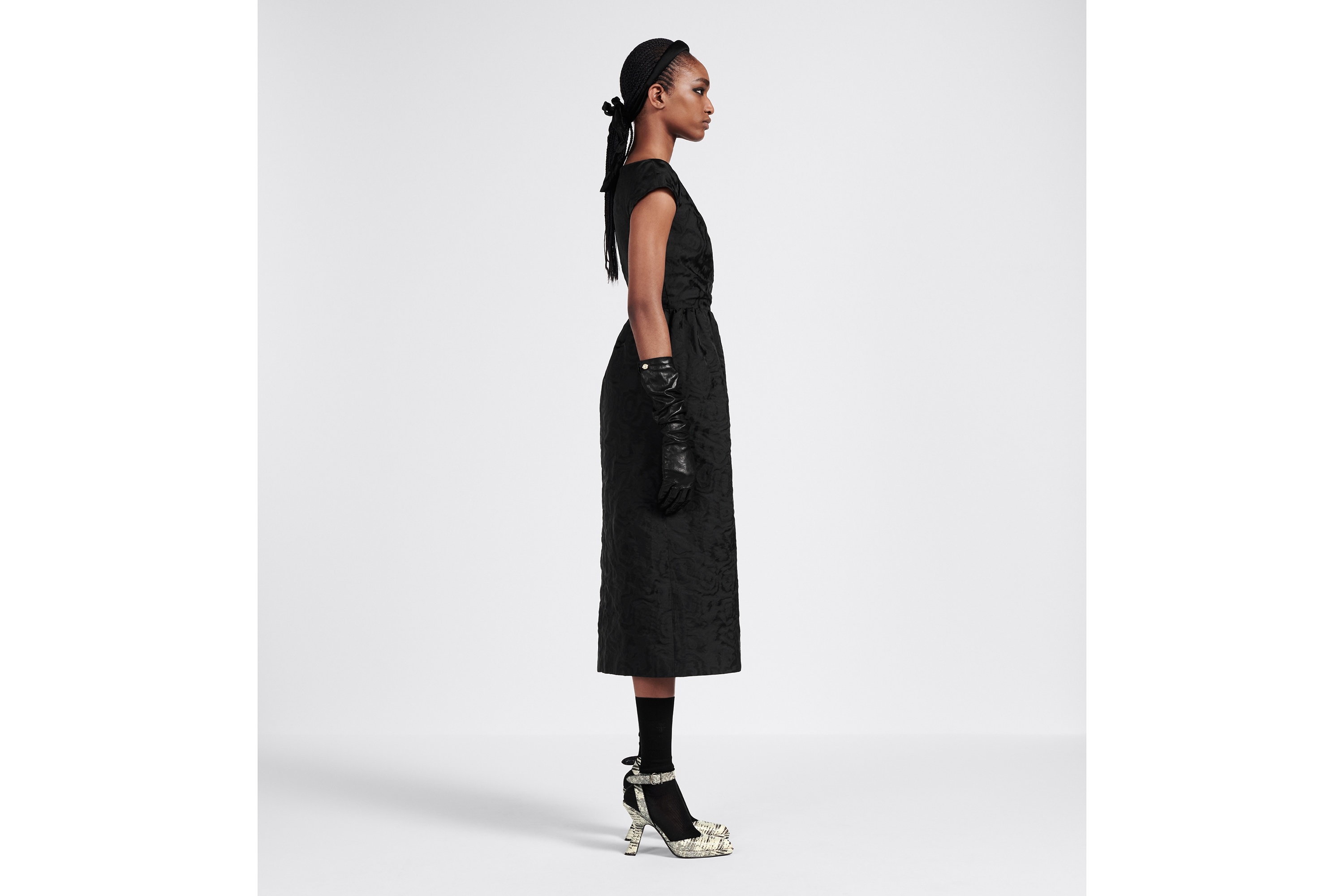 Regular-Fit Mid-Length Dress - 5