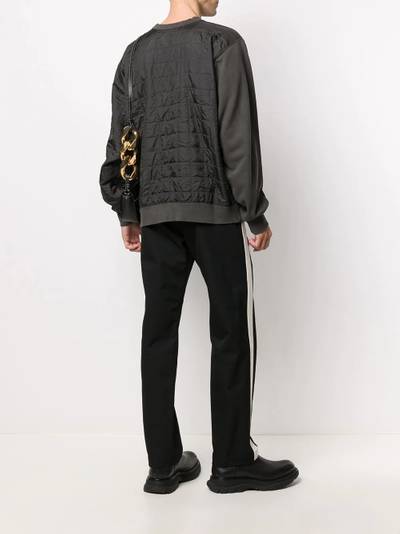 Ambush quilted back sweatshirt outlook