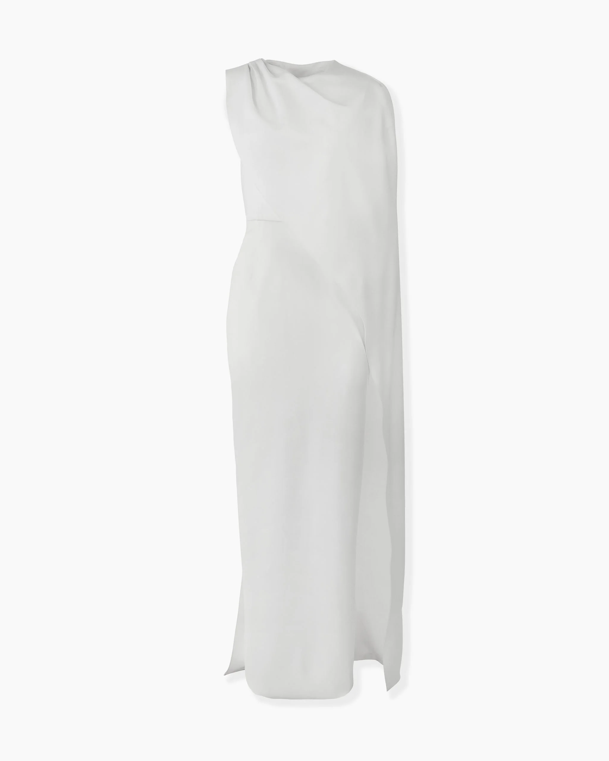 One-Shoulder Draped Gown - 1