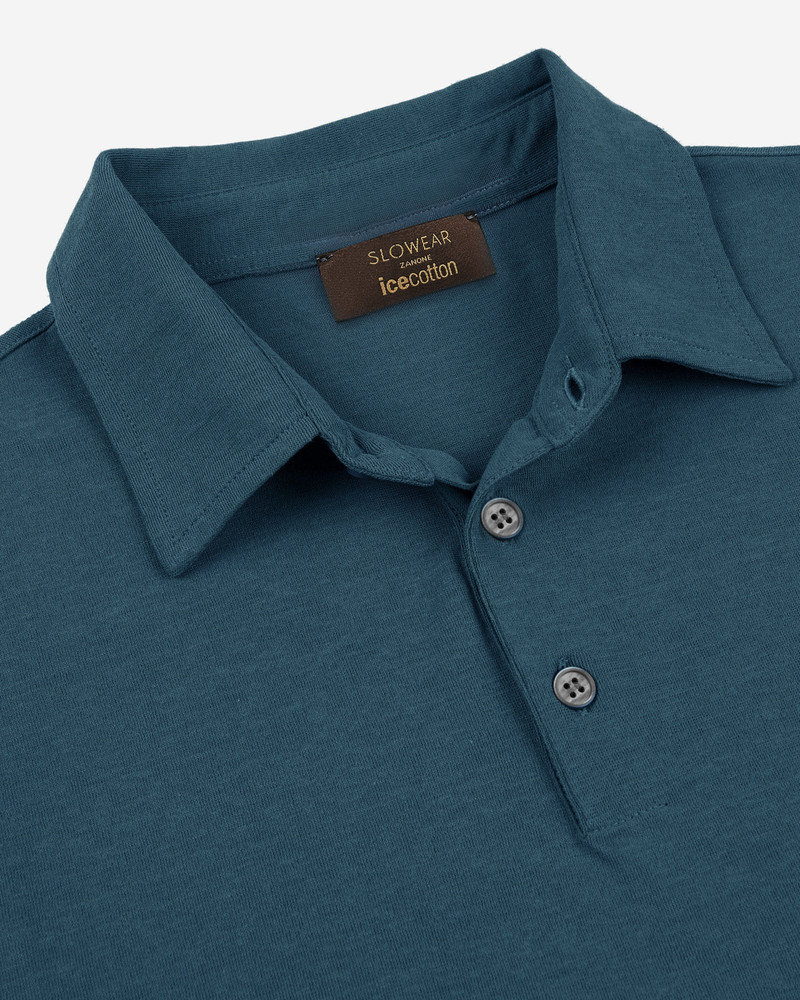Slim-fit organic IceCotton polo shirt 6