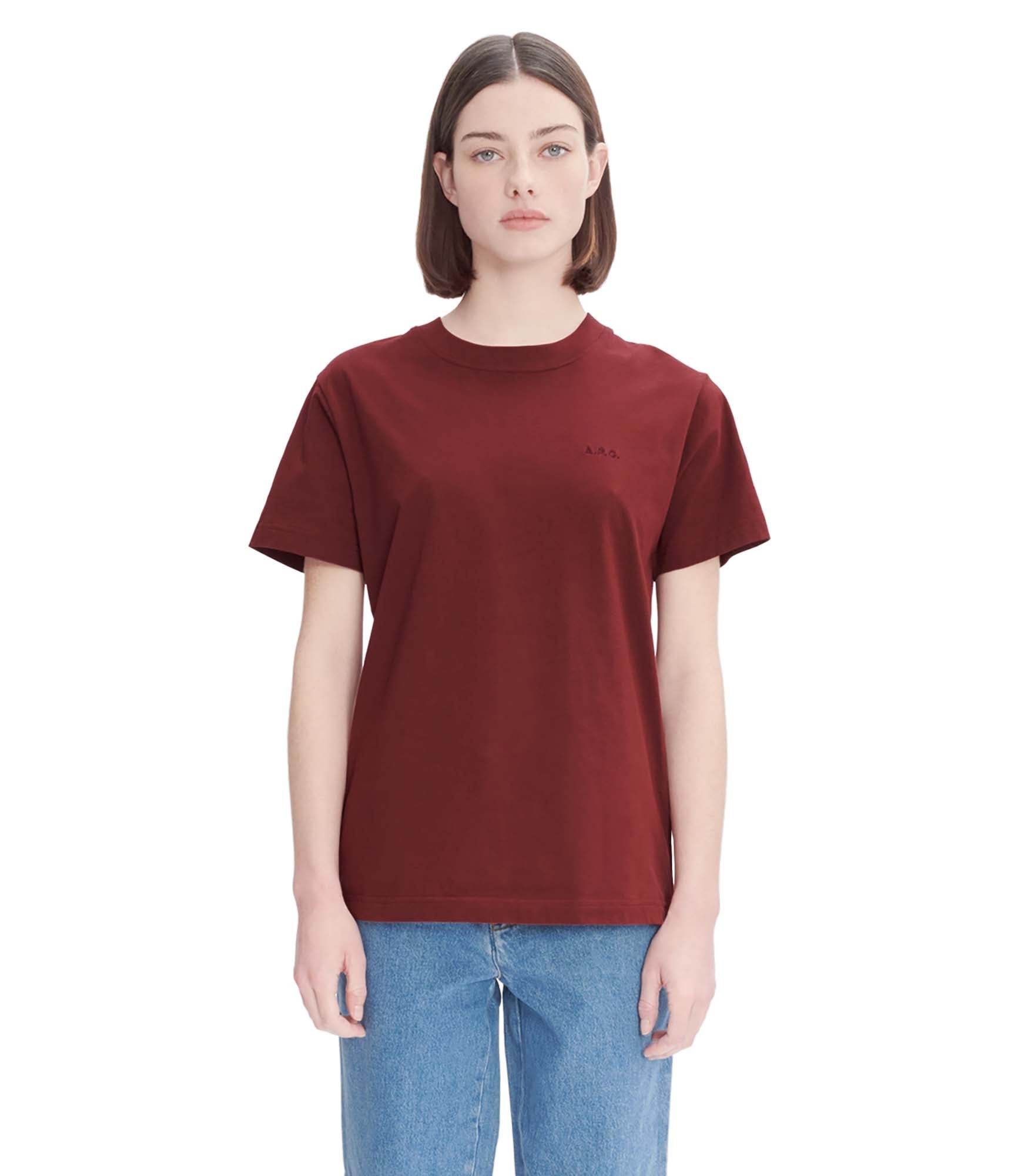 STANDARD A.P.C. BRODÉE T-SHIRT (W) - 2
